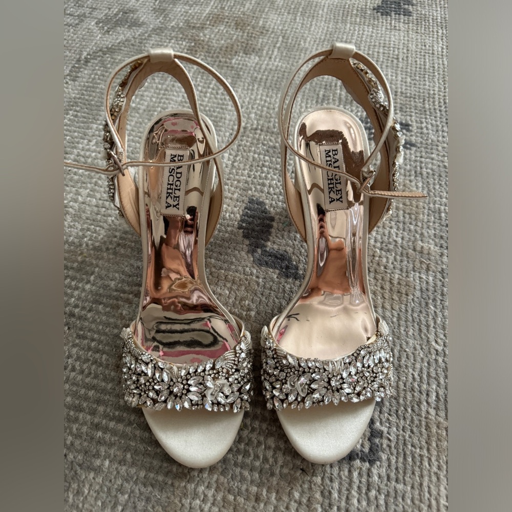 Badgley Mischka NEVER WORN Libby Ankle Strap Sandal size 9
